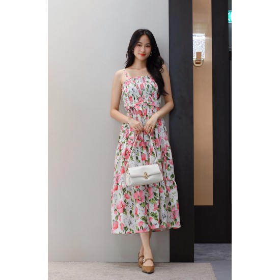 Pink Floral Dress WD350354