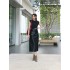 Leather A Line Skirt With Belt BB688301