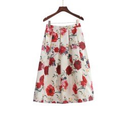 Floral Midi Skirt WBT761244