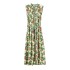 Tropical Fruit Printed Sleeveless Dress BD31093