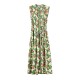 Tropical Fruit Printed Sleeveless Dress BD31093