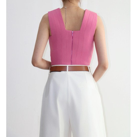 Symmetrical Pink Top WT16517