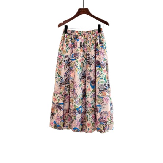 Art Floral Painting Skirt BB421138