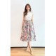 Art Floral Painting Skirt BB421138