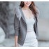 Faux Fur Collar Jacket (Detachable Collar) WD2492