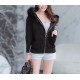 Faux Fur Collar Jacket (Detachable Collar) WD2492