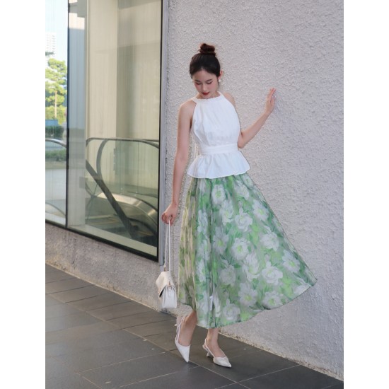 Chiffon Floral Skirt WBT430027