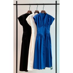 Elegant V-Neckline Long Dress