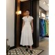 Elegant V-Neckline Long Dress