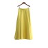 Neon Satin Long Skirt BD614532