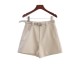 Winter Wool Belted Short Pants WP303455