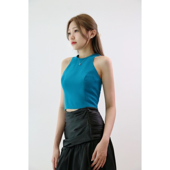 Satin Irregular Skirt WBT09733