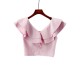 Elegant V Ruffles Top WT1858