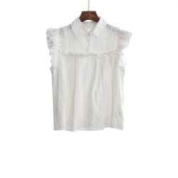 White Short Sleeve Top WT092043